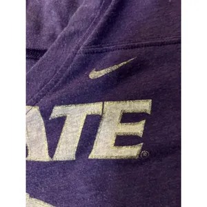 Nike K-State Wildcats Womens V-Neck Short Sleeve T-Shirt Purple M Used thumbnail 8