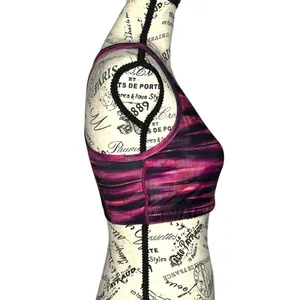 BCG (M) Pink Gradient Racerback Sports Bra Tru‑Wick Fabric Removable Pad Area thumbnail 5