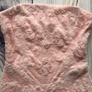 Lulus Joni Blush Pink 3X Floral Appliqué Lace Maxi Dress thumbnail 8