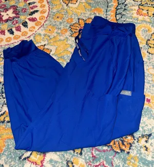 MedCouture Insight Women’s Cargo Jogger Scrub Pants Galaxy Blue thumbnail 1