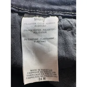Levi's 512 Skinny Jeans Dark Wash Stretch Denim Classic Style Size‎ 24 thumbnail 3