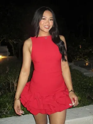 Zara bodysuit dress Red Ruffle skirt bodycon formal evening date coctail thumbnail 1