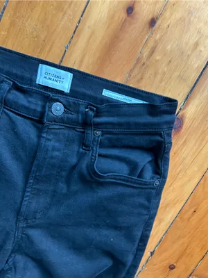 ☀️3/$25 Citizens of Humanity Jolene black jeans 25 thumbnail 4