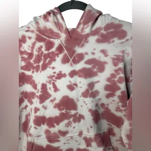 Lululemon Women’s All Yours Hoodie‎ Tie Dye Fleece Brier Rose Marmoleado Size 4 thumbnail 6