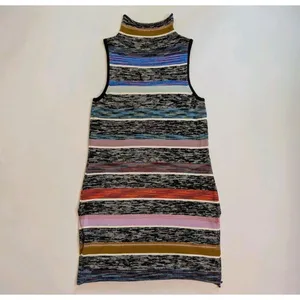 Anthropologie Maeve Stripe Sleeveless Sweater Tunic Sz M Lagenlook Preppy Funky Kitchie thumbnail 5