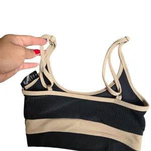 Beach Riot Colorblock Black/ Tan Size: XS thumbnail 4