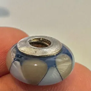 PANDORA Unique Blue Captivating Murano Glass Charm 925 thumbnail 3