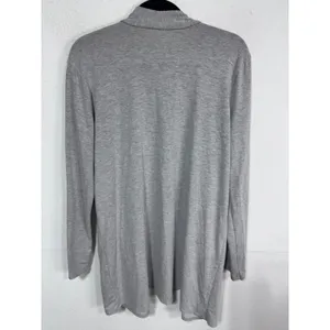 Zanana XL Women's Gray Ribbed Knit‎ Cardigan Top Cozy Lounge Casual Chic thumbnail 5