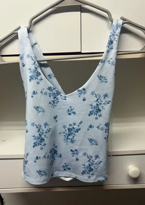 Hollister Floral Top Tank Halter thumbnail 1