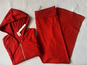 Hudson Cable Knit Full Zip Hoodie & Pants Set - L/ Xl thumbnail 4