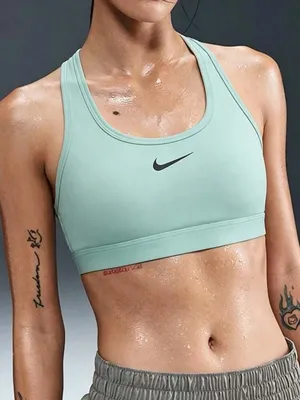 Nike Medium-Support Sports Bra in "Mineral" thumbnail 1