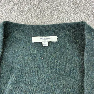 Madewell Cardigan Sweater Womens Small‎ Green Knit Ribbed Open Front Pockets thumbnail 2