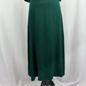 Reformation Benny Dress 4 Green Cut Out Flutter Sleeve Maxi Cali-Cool Bobo Chic thumbnail 4