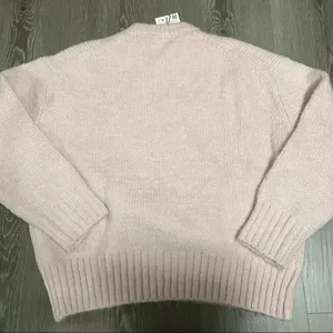 NWT zara baby light pink fluffy sweater thumbnail 4