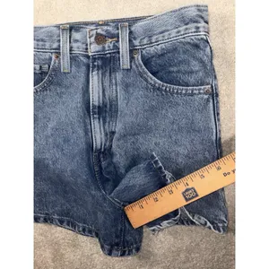 Levi's Shorts‎ 24 High Waisted Mom Women's Jean Jorts High Rise Blue thumbnail 10
