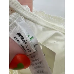 Aerie Cream‎ Lace Babydoll Tank Top Sz S NWT Festival Boho Gypsy Y2K Coquette thumbnail 5