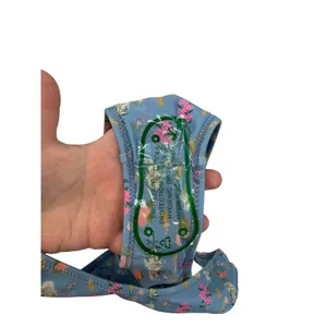 Strawberry Milk Mob Brad's‎ Favorite Floral Bikini Set Blue Ruffle NWT Medium thumbnail 14