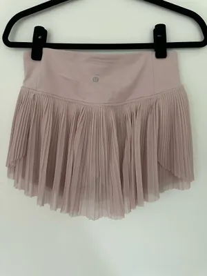 Lululemon Just Pleat It Skirt Porcelain Pink 4 thumbnail 2