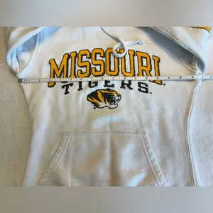 Russell Athletic Univ of Missouri Mizzou retro designed Hoodie Wms sz Sm thumbnail 9