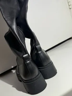 NWOT OpenEdit Women’s Black Lug-Sole Platform Boots thumbnail 11