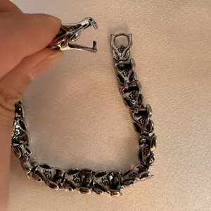 Dragon Bone Bracelet for Men Women,Streetwear Punk Hip Hop Unisex Style thumbnail 5