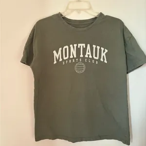 Abercrombie & Fitch Montauk Sports Club Graphic Tee Small Green thumbnail 8