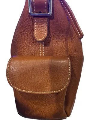 Dooney & Bourke Tan Pebbled Leather Hobo thumbnail 3