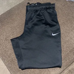 Nike Drifit Black Elastic Waistband w/ Drawstrings Running Warmup Pant- Large thumbnail 14