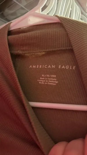 American Eagle Mockneck Ribbed Long Sleeve thumbnail 2