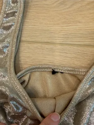 Princess Polly Shimmer Crop Top thumbnail 3