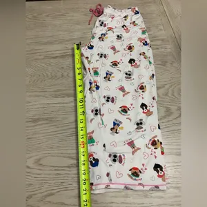 Cuddl Duds Cream Pajama Sets with Playful Design thumbnail 8