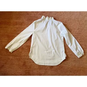 Vineyard Vines white ruffle collar blouse long sleeve XS thumbnail 7