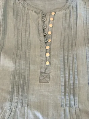 Levi's Sleeveless Linen Marianne Dress Women's Size S Light Blue thumbnail 9
