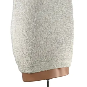 Princess Polly Gazet Womens Cream Textured High Rise Maxi Pencil Bodycon Skirt 2 thumbnail 4
