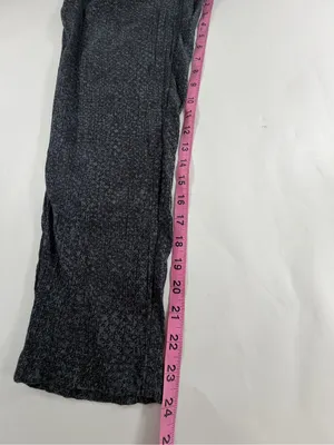prAna Breathe Wide‎ Leg Lounge Pants Heather Gray Boho Crinkle Pull On Womens S thumbnail 7