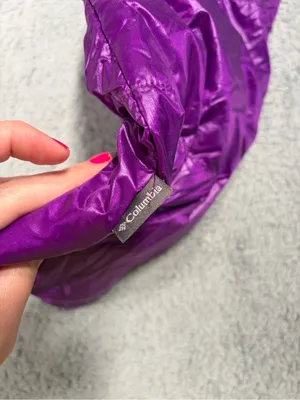 Columbia Women's Shiny Purple down Scarf O/S thumbnail 5