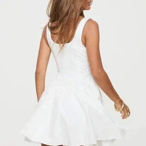Princess Polly Straplie Mini Dress White thumbnail 4