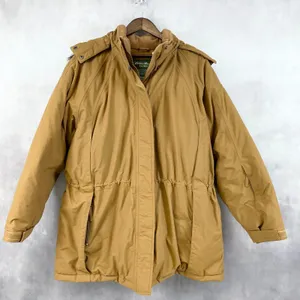 Eddie Bauer Womens‎ Goose Down Parka 2X Camel Brown Hooded Outdoor Cozy Winter thumbnail 1