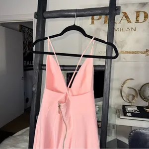 House Of CB Loren Blush Pink Bralette Midi Bodycon Dress Womens Small EUC thumbnail 9