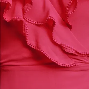 Lulus Pink Ruffled Surplice Maxi Dress thumbnail 8