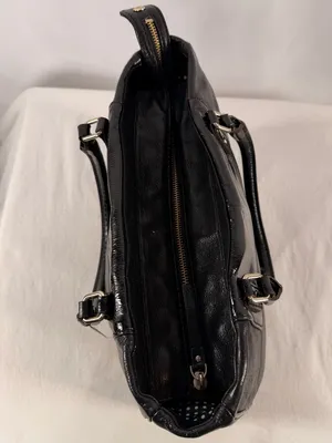 Kate Spade Patent Leather Top-Handle Bag‎ in Black thumbnail 6