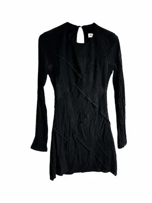 Zara Black Mini Dress Size S - Little Black Dress thumbnail 2