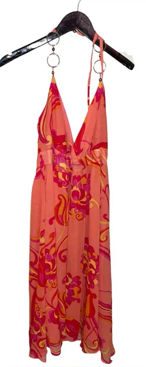 New Look Vintage y2k early 2000s chain halter dress thumbnail 1