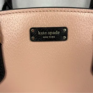 Kate Spade Jeanne Medium Leather Satchel Light Pink & Black - New w/o Tags thumbnail 7