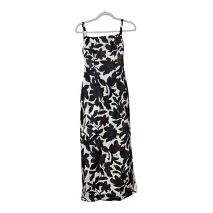 COMMENSE Backless Print Split Zipper Dress COLOR - Brown, Size Small NWT thumbnail 14