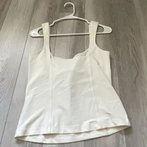 Free People Tank Top sweetheart corset somewhere sometime womens Cream (medium) thumbnail 6