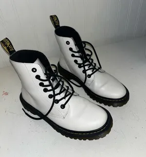 Dr Martens Luana White Boots thumbnail 1