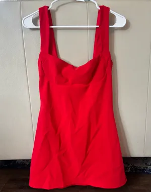 Superdown Aneira Mini Dress in Red thumbnail 3