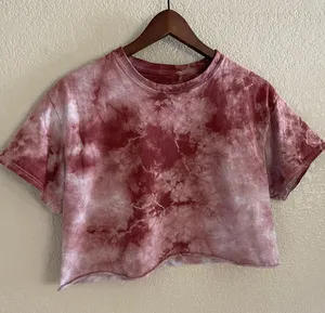 Tie Dye Boxy Crop Top Red Size M thumbnail 1