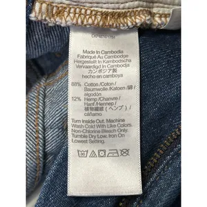 Madewell Women's Blue High Waisted Straight Wide Leg Denim Jeans Pants Size 25 thumbnail 5